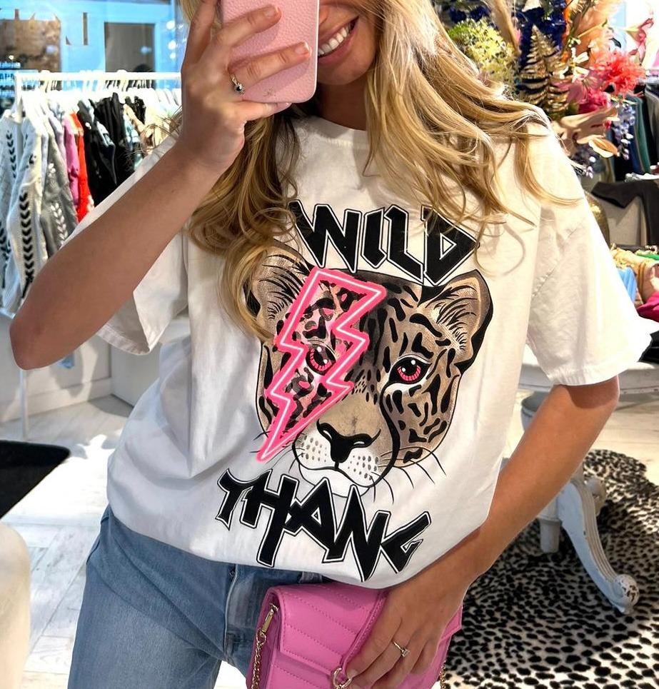 Oversized “Wild Thang” Short Sleeves T-Shirt
