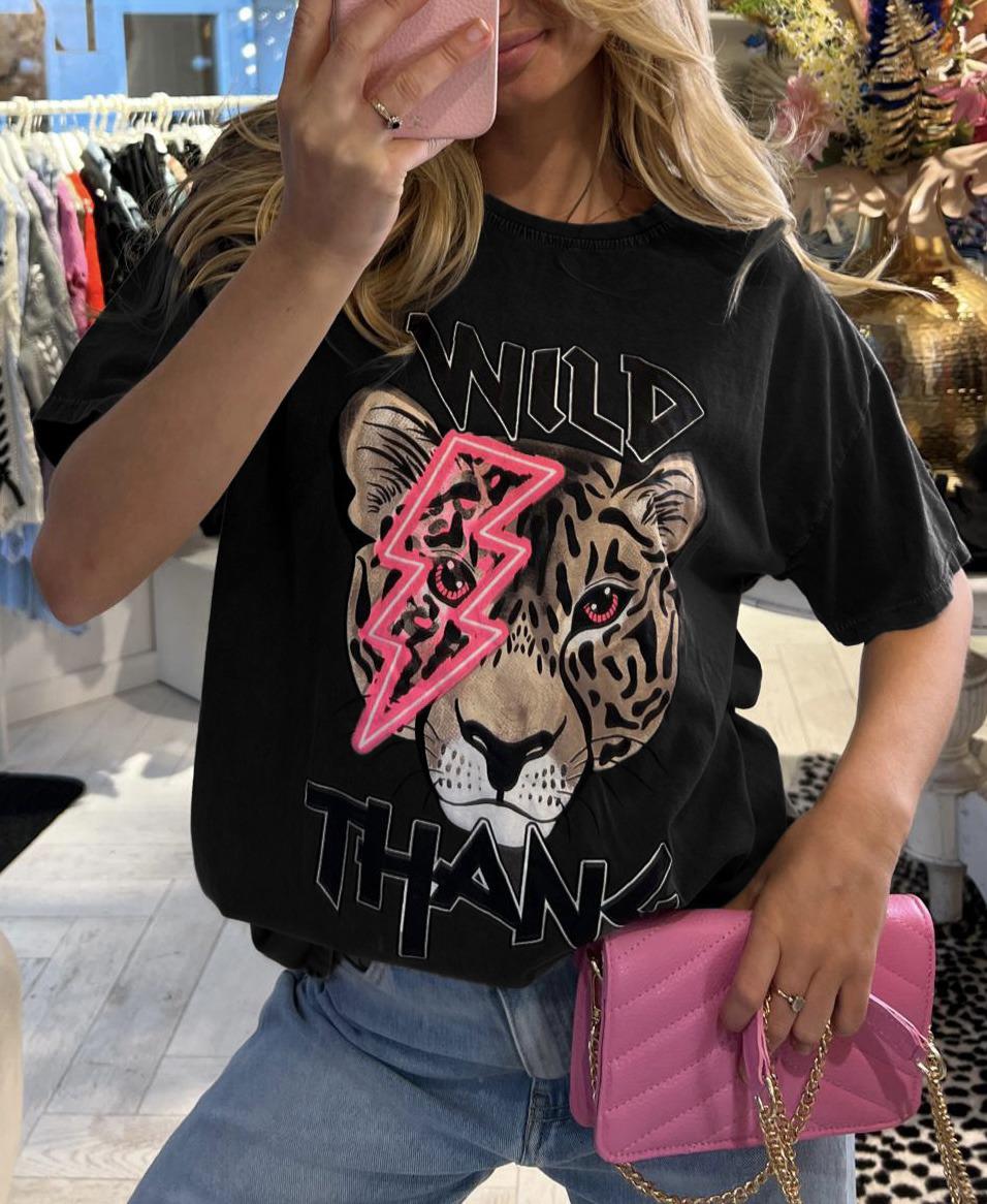 Oversized “Wild Thang” Short Sleeves T-Shirt