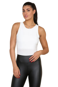 Round Neck Double Layered Top Bodysuit