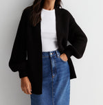 Load image into Gallery viewer, Crop Balloon Pocket Cardigan
