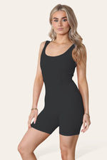 Load image into Gallery viewer, Ribbed Sleeveless Bodycon Playsuit
