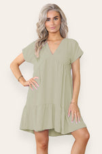 Load image into Gallery viewer, Fancy Style Tiered Smock Dress
