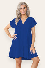 Load image into Gallery viewer, Fancy Style Tiered Smock Dress

