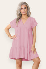 Load image into Gallery viewer, Fancy Style Tiered Smock Dress
