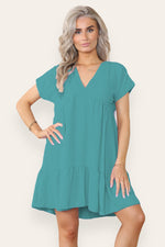 Load image into Gallery viewer, Fancy Style Tiered Smock Dress

