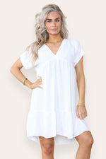 Load image into Gallery viewer, Fancy Style Tiered Smock Dress
