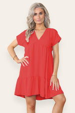 Load image into Gallery viewer, Fancy Style Tiered Smock Dress
