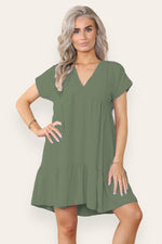 Load image into Gallery viewer, Fancy Style Tiered Smock Dress
