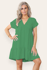 Load image into Gallery viewer, Fancy Style Tiered Smock Dress
