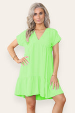 Load image into Gallery viewer, Fancy Style Tiered Smock Dress
