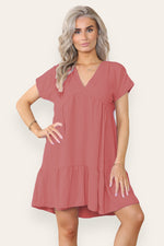 Load image into Gallery viewer, Fancy Style Tiered Smock Dress
