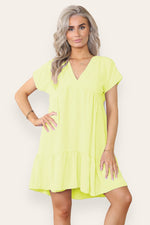 Load image into Gallery viewer, Fancy Style Tiered Smock Dress
