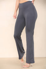 Load image into Gallery viewer, High Waisted Wide Leg Flared Trousers
