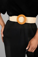 Load image into Gallery viewer, V Neck Short Sleeve Wide Leg Jumpsuit with Woven Belt
