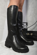 Load image into Gallery viewer, Zip Up Knee High Boots
