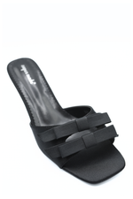 Load image into Gallery viewer, Open Toe Bow Detail High Heels

