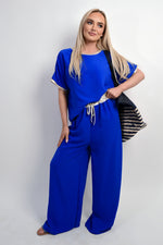 Load image into Gallery viewer, Shiny Trim Short-Sleeved Top
