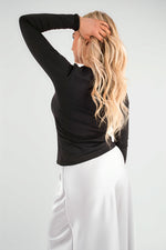 Load image into Gallery viewer, Square Neckline Long Sleeve Top
