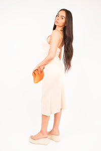 Spaghetti Strap Bodycon Midi Dress