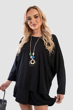 Load image into Gallery viewer, Casual Long Sleeve Loose Fit Top
