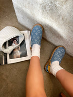 Load image into Gallery viewer, Printed Sling Back Platform Clogs
