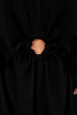 Load image into Gallery viewer, V-Neck Wide Sleeve Jumpsuit with Ring Front Detail
