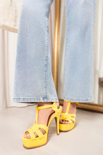 Load image into Gallery viewer, T-Strap Platform Strappy High Heels
