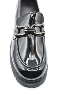 Chain Detail Casual Slip On Shoes
