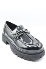 Load image into Gallery viewer, Chain Detail Casual Slip On Shoes
