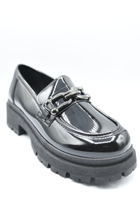 Chain Detail Casual Slip On Shoes