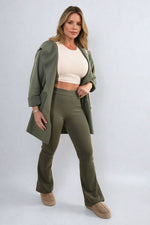 Load image into Gallery viewer, High Waisted Flare Leg Trouser
