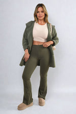 Load image into Gallery viewer, High Waisted Flare Leg Trouser
