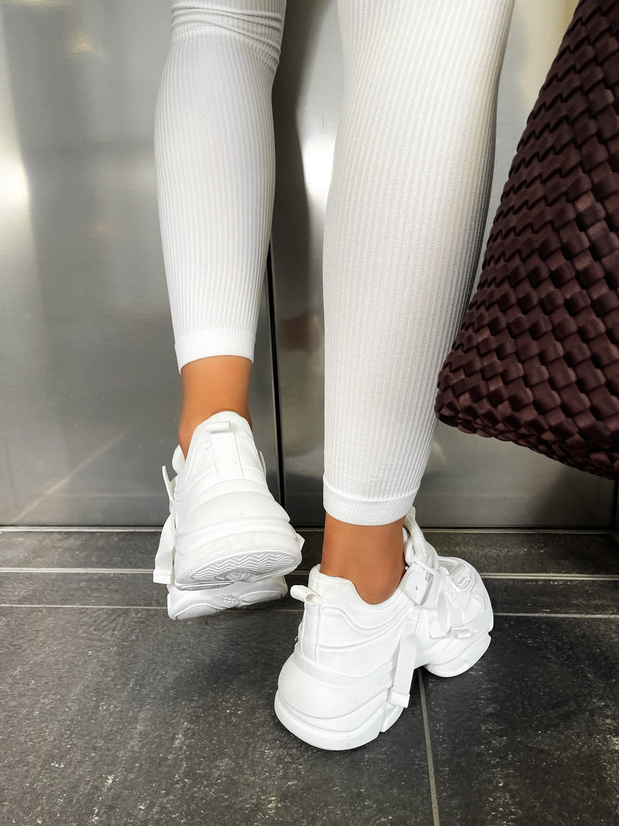 Lace Up Platform Chunky Trainers