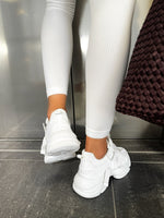 Load image into Gallery viewer, Lace Up Platform Chunky Trainers
