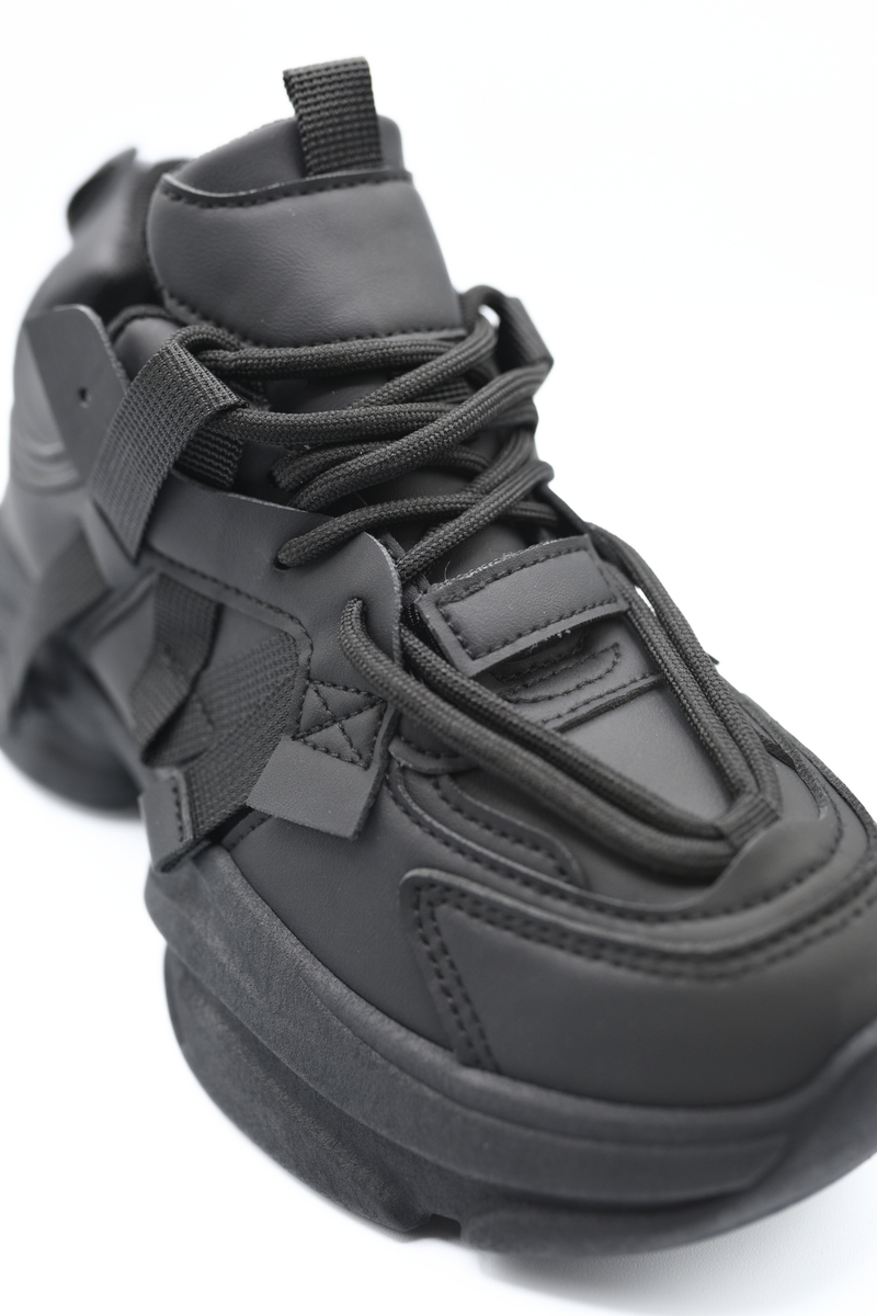 Lace Up Platform Chunky Trainers