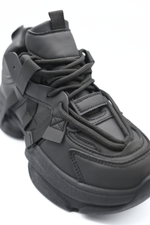 Load image into Gallery viewer, Lace Up Platform Chunky Trainers
