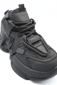 Lace Up Platform Chunky Trainers