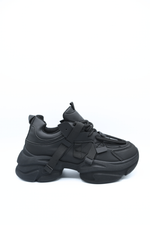 Load image into Gallery viewer, Lace Up Platform Chunky Trainers
