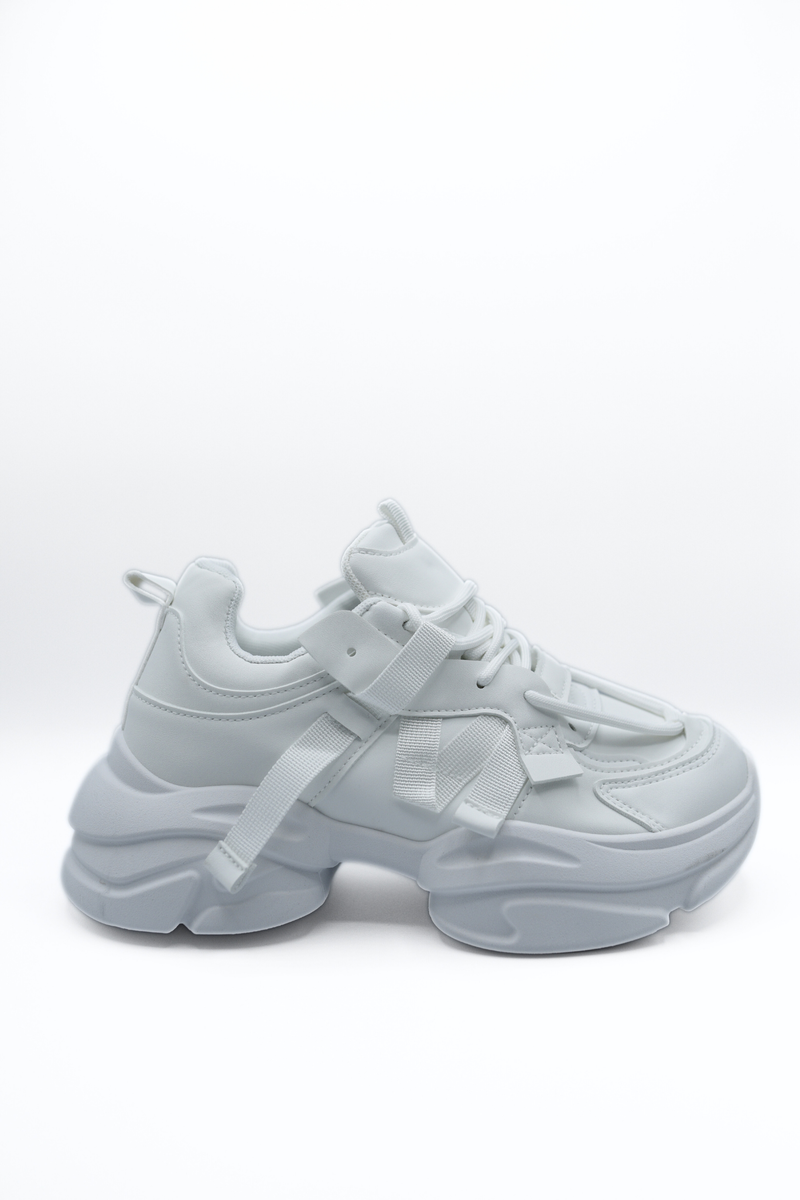 Lace Up Platform Chunky Trainers