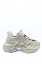 Load image into Gallery viewer, Lace Up Platform Chunky Trainers

