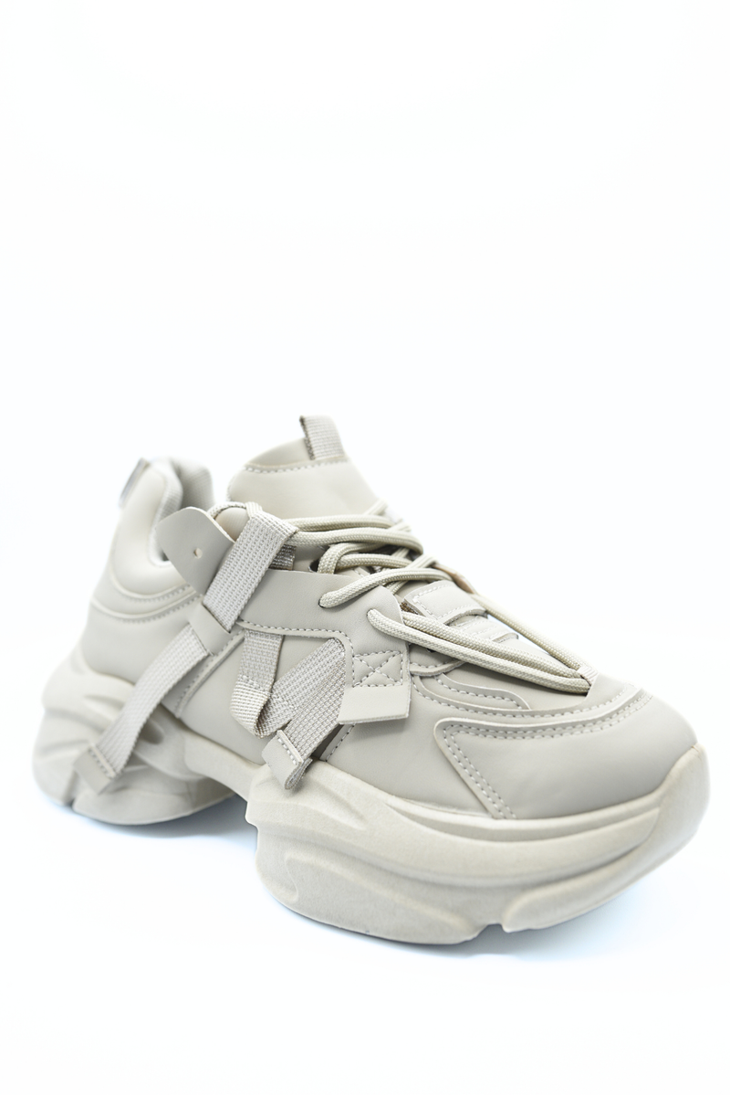 Lace Up Platform Chunky Trainers