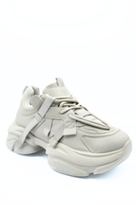 Load image into Gallery viewer, Lace Up Platform Chunky Trainers
