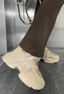 Lace Up Platform Chunky Trainers