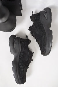 Chunky Mesh Trainers with Diamante Embellishment