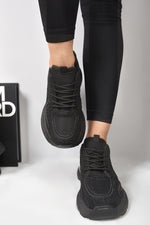 Load image into Gallery viewer, Chunky Mesh Trainers with Diamante Embellishment
