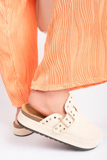 Load image into Gallery viewer, Studded Buckle Slip-On Sandals
