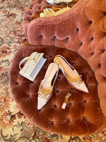 Load image into Gallery viewer, Sling Back Bow Knot Detail Pointed High Heels
