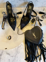 Load image into Gallery viewer, Sling Back Bow Knot Detail Pointed High Heels

