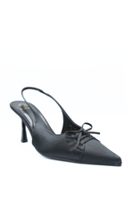 Load image into Gallery viewer, Sling Back Bow Knot Detail Pointed High Heels
