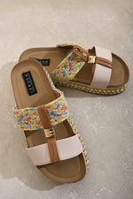 Load image into Gallery viewer, Strappy Slip On Platform Sandals
